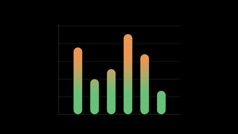 infographic-Financial-business-Digital-bar-graph-Chart-concept-Loop-animation-with-Alpha-Channel